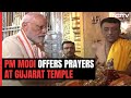 PM Modi Offers Prayers At Goddess Amba Temple In Gujarats Banaskatha