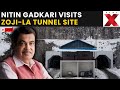 Zojila Tunnel Project LIVE: Gadkari, Manoj Sinha & Omar Abdullah visit 13.15 km Zoji-La Tunnel