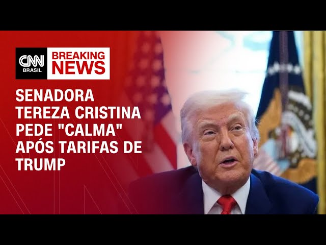 Senadora Tereza Cristina pede "calma" depois das tarifas de Trump | CNN ARENA