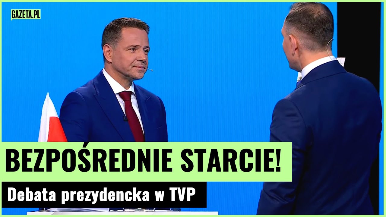 Trzaskowski zapytał Nawrockiego o gangsterów podczas debaty TVP! | Gazeta.pl