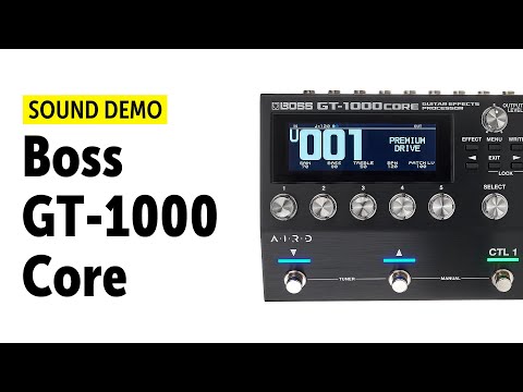 video Boss GT-1000CORE Guitar Effects Processor
