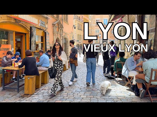 Lyon Walking Tour in 4K, France