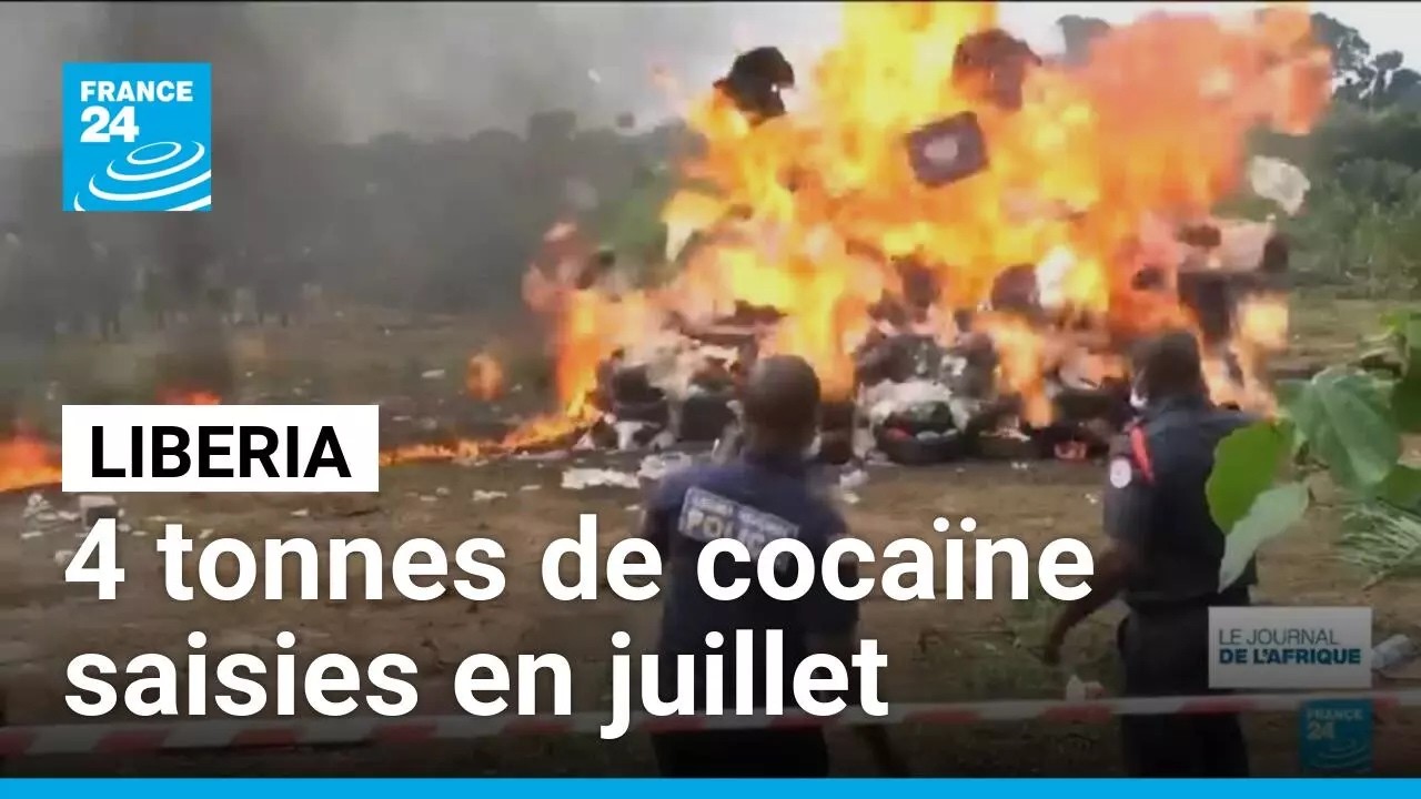 Liberia : quatre tonnes de cocaïne saisies en juillet, 12 responsables gouvernementaux renvoyés