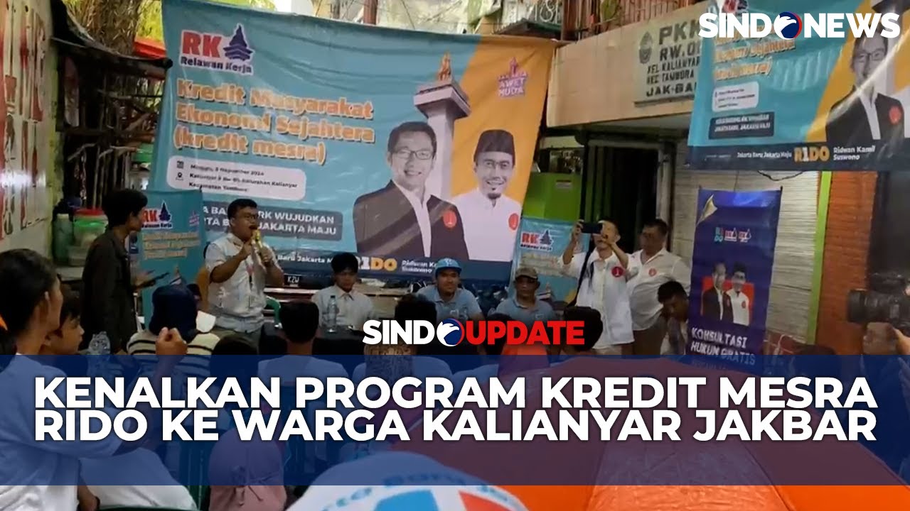 RK Ecosystem Blusukan ke Warga Kalianyar Jakbar, Kenalkan Program Kredit Mesra RIDO