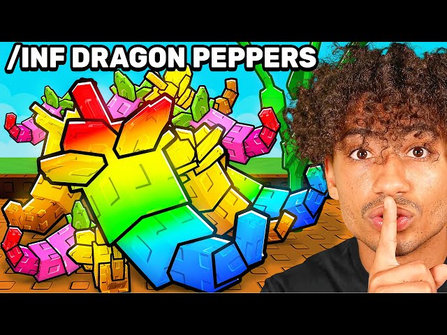 Grow A Garden OWNER Gave Me INFINITE DRAGON PEPPERS..