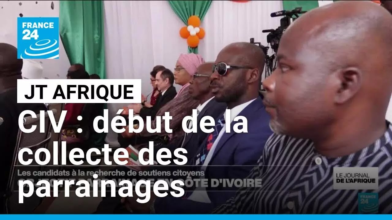 Présidentielle en Côte d'Ivoire : coup d'envoi de la collecte des parrainages citoyens