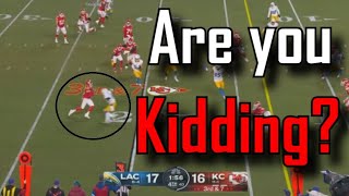 Patrick Mahomes made an UNREAL play to win the game | Kansas City Chiefs Vs Los Angeles Chargers