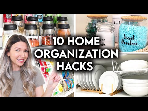 10 CLEVER HOME ORGANIZATION IDEAS