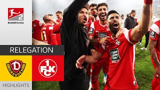 FCK is back in Bundesliga 2 | Dresden — Kaiserslautern 0-2 | Highlights | Relegation Play-Offs