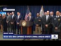 LIVE: FBI Dir. Kash Patel holds news conference in NYC on sports criminal gambling arrests