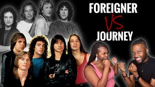 The Battle Of The "ROCK" Bands!!!!! Journey VS Foreigner | Who Wins??? | Legendary REACTION #Viral