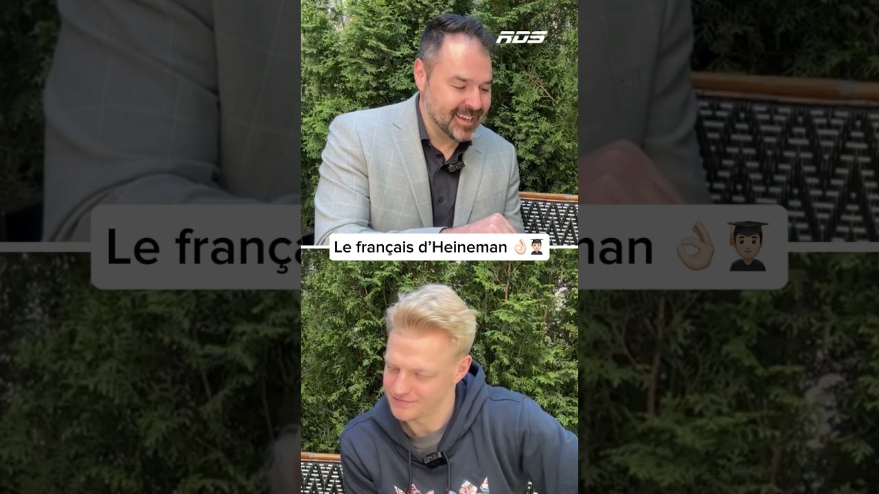 Pat teste le français d’Emil Heineman et disons que le joueur des Canadiens se débrouille bien! 👌🏻