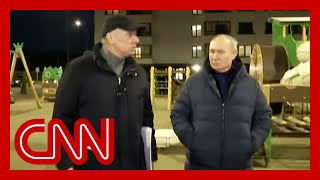 Putin heckled during surprise Mariupol visit