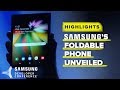 Samsung unveils Galaxy F foldable tablet at San Francisco