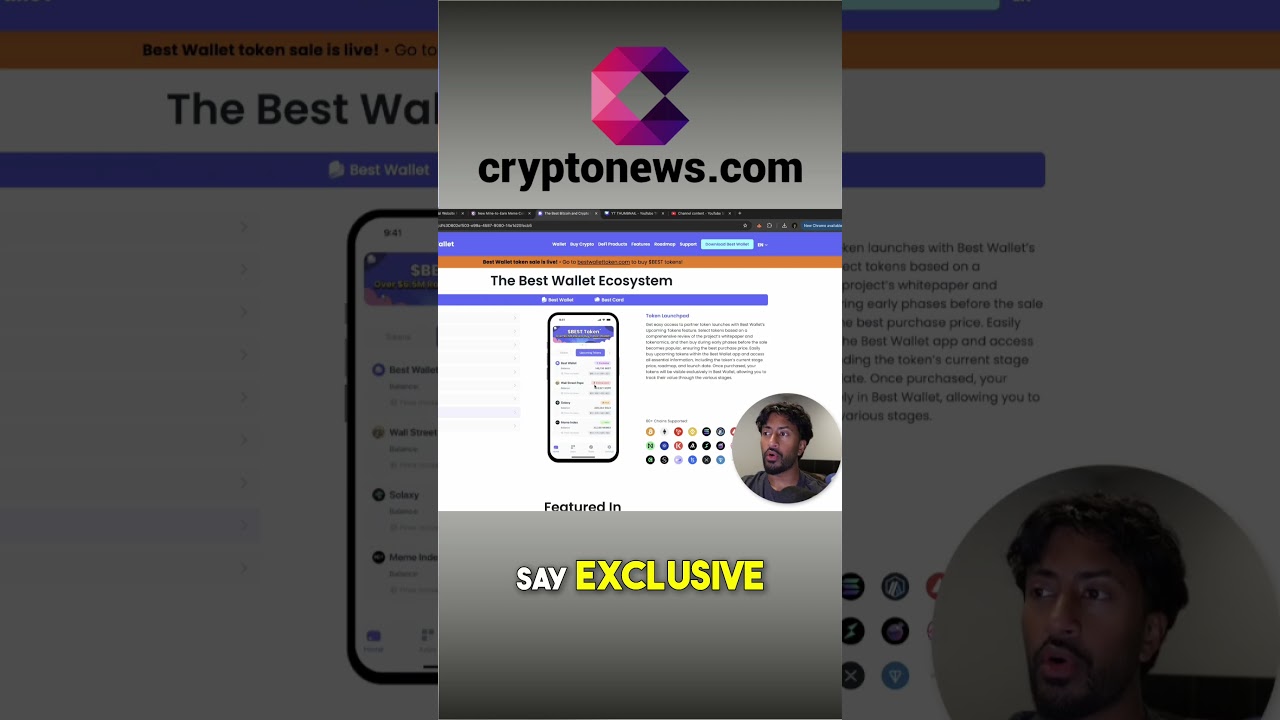 Best Crypto Wallet: Early Access to New Tokens! shorts