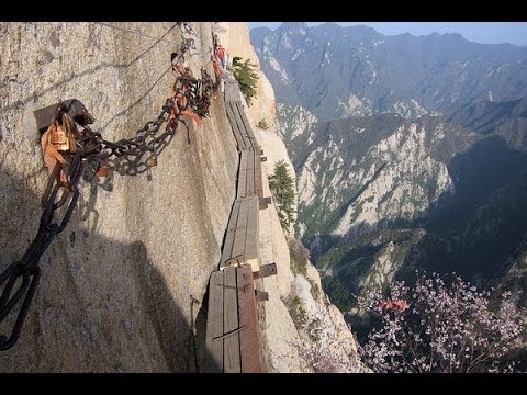 The Scariest Path In The World / China - YouTube