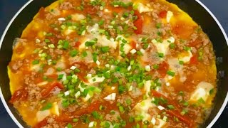 Đậu Hũ Trứng Thịt Bằm sốt cà chua đơn giản mà siêu bắt cơm