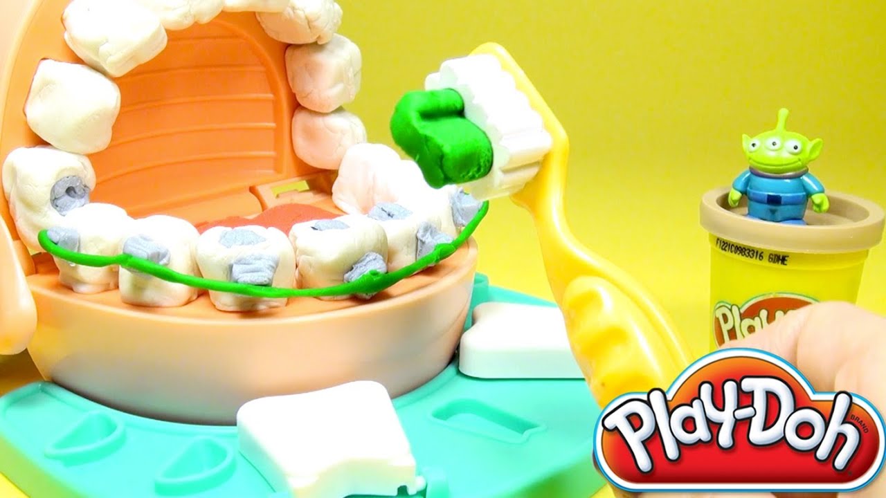 Play Doh Doctor Drill N Fill Dentist Playset Playdo By