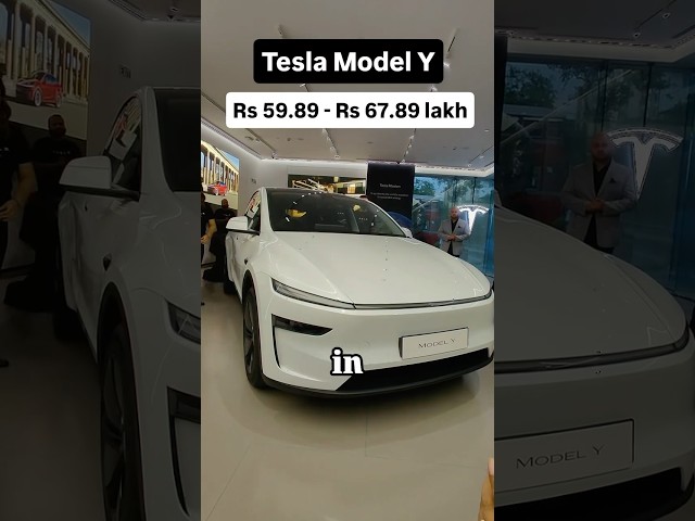 Tesla Model Y has arrived in India #shorts