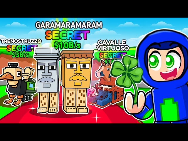 I used INFINITE LUCK to UNLOCK EVERY NEW BRAINROT in Roblox Steal a Brainrot 😱