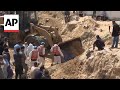 Palestinians search for loved ones after 283 bodies found buried outside Khan Younis hospital