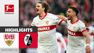 Massive Performance by Stuttgart! | VfB Stuttgart — SC Freiburg 4-0 | Highlights | Bundesliga