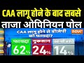 Opinion Poll 2024 After CAA Implementation: देश में CAA लागू होने के बाद सबसे ताजा ओपिनियन पोल | BJP
