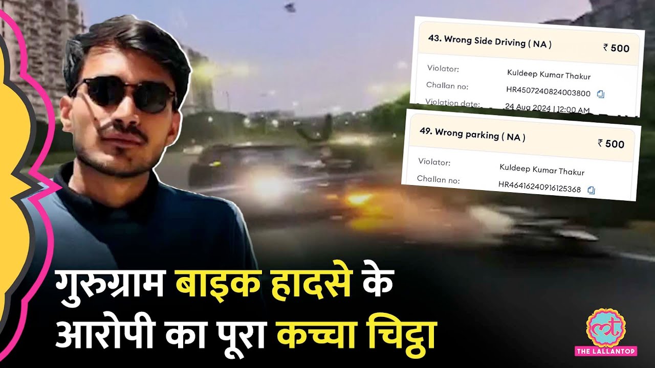 BJP, JJP, Congress, किस-किस से जुड़े Gurugram Bike Accident के मुख्य आरोपी Kuldeep Thakur के तार?