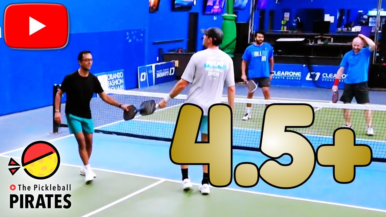 This is What Pickleball 4.5+ Men's Doubles Looks Like in Orlando, FL