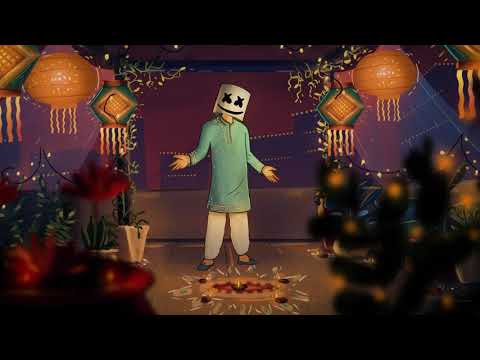 Marshmello & Demi Lovato - OK Not To Be OK (Lost Stories Remix) [Diwali Visualiser]