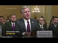 Chinese hackers are targeting US infrastructure, FBI chief says  - 00:51 min - News - Video