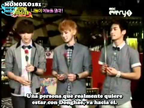 Shinee Jonghyun y Donghae Super Junior cute♥ sub español♥♥