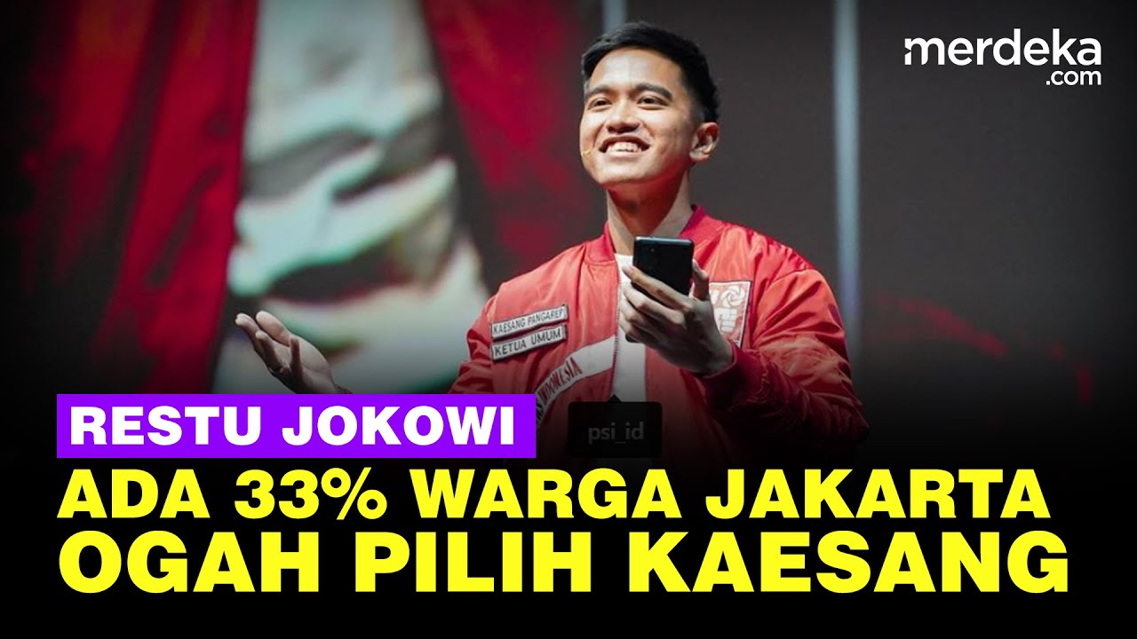 Survei Litbang Kompas 33 Persen Warga Jakarta Ogah Pilih Kaesang