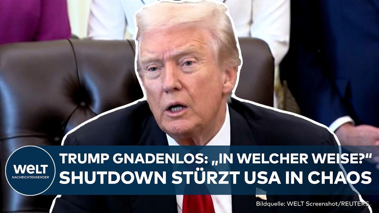 USA: Der längste Shutdown aller Zeiten stürzt USA ins Chaos! Trump reagiert gnadenlos