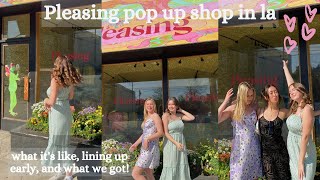 harry styles pleasing pop up shop in LA! | vlog & experience🍄
