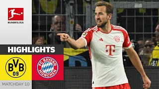 Kane Hits BVB Where It Hurts! | BVB — Bayern 0-4 | Highlights | Matchday 10 – Bundesliga