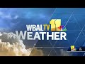 Maryland weather forecast: Heavy showers, thunderstorms bring flash flood threat  - 02:40 min - News - Video