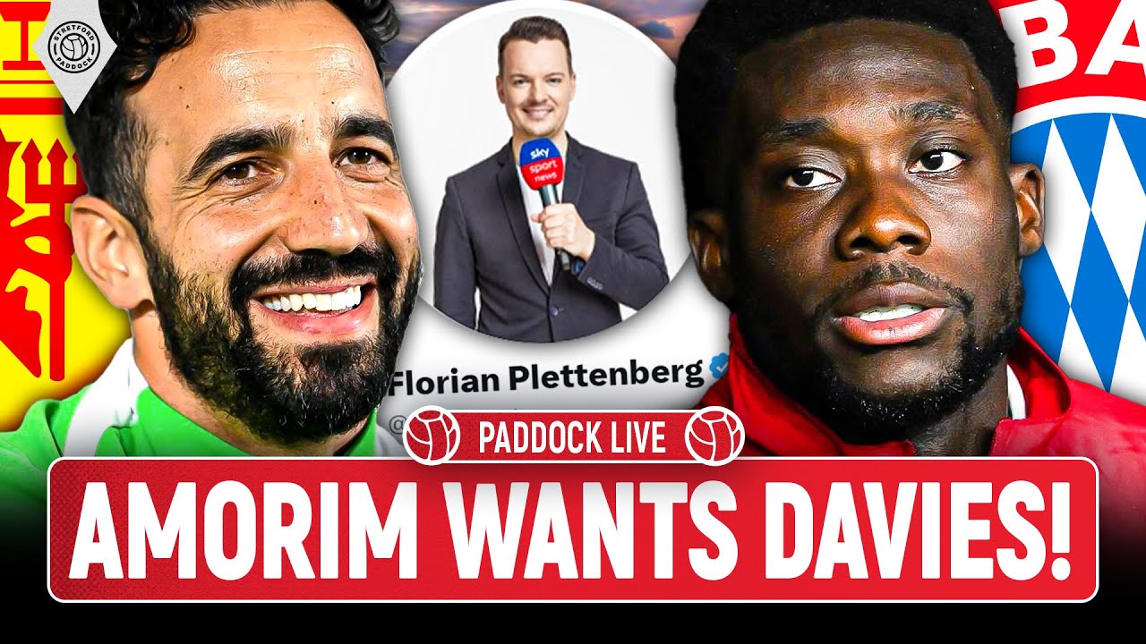 Florian Plettenberg: "Alphonso Davies Is United's Dream Target!" | Paddock LIVE