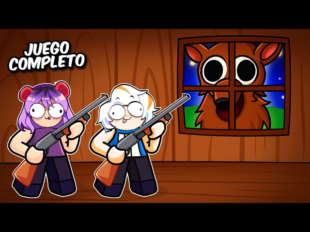 NOS CONVERTIMOS EN CAZADORES PARA CAZAR AL CIERVO MALVADO COMPLETO (99 NOCHES EN EL BOSQUE ROBLOX)