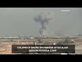 Fresh Attack On Gaza : Terrifying Blast Generates Massive Smoke Plume in Rafah Camp | News9 - 01:44 min - News - Video
