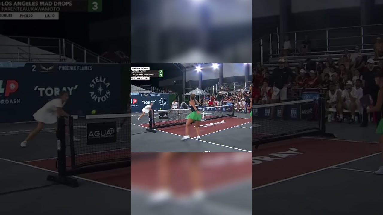 Jessie Irvine came out swinging 🥊 #shorts #pickleball #mlp