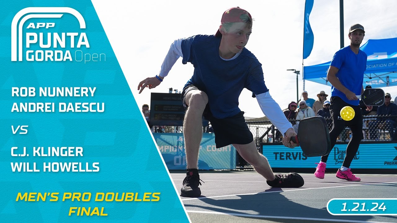 2024 APP Punta Gorda Open I Daescu/Nunnery vs. Klinger/Howells | Men's Doubles Final