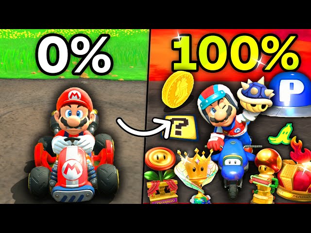 Le 100% de Mario Kart World est ABUSÉ (+ de 100H)