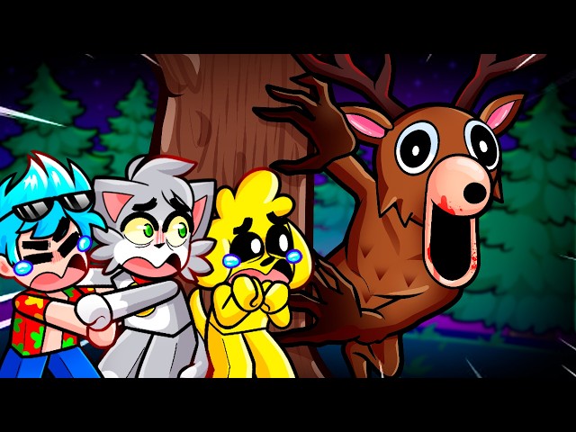 Nos PERDIMOS en el BOSQUE... y ALGO nos PERSIGUE 😨🌲(99 NOCHES EN EL BOSQUE ROBLOX)