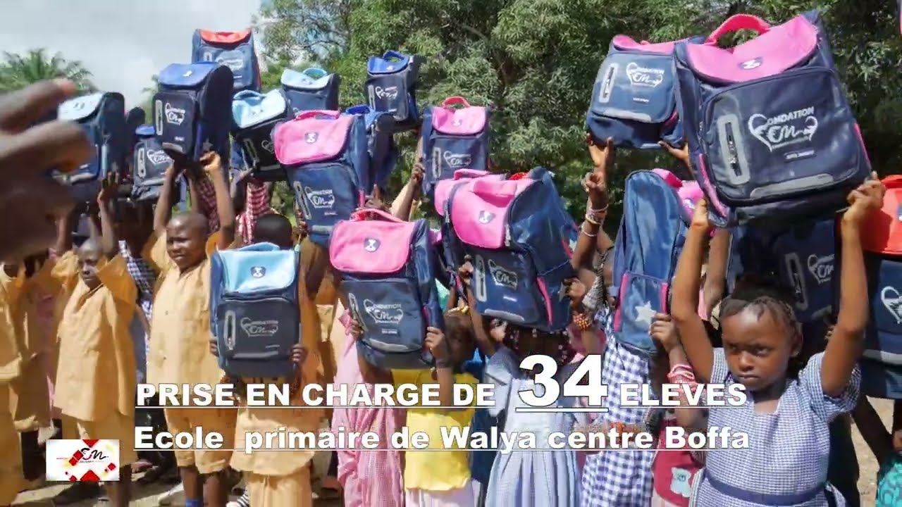 Conakry Nouvelles FOURNITURES SCOLAIRES ECOLE PRIMAIRE WALYA CENTRE BOFFA