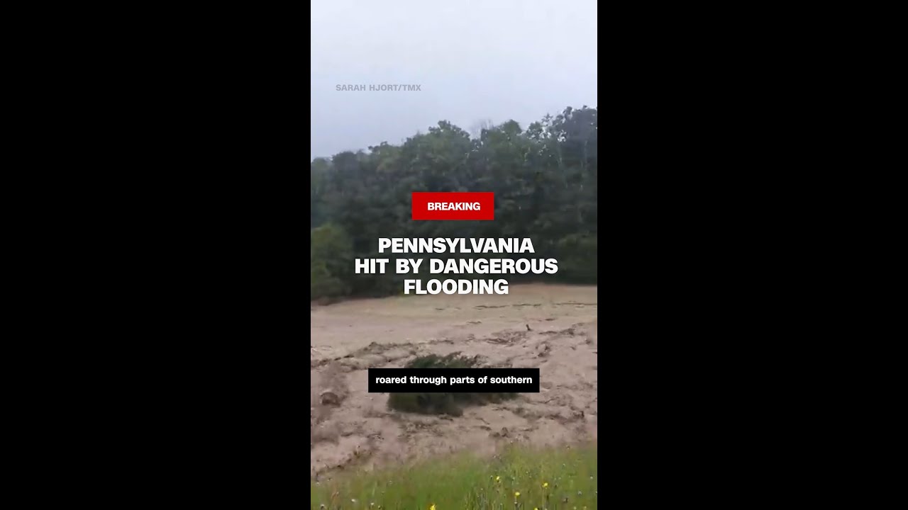 Hurricane's rain brings dangerous flash flooding in Pennsylvania