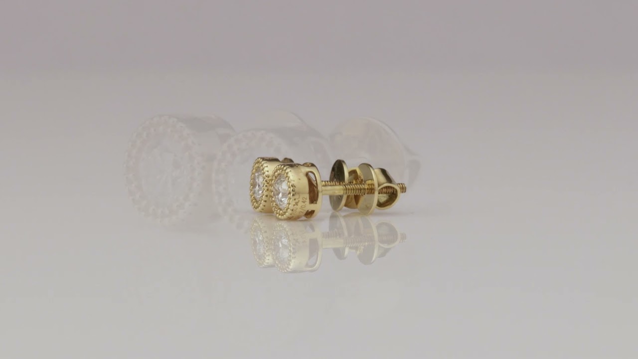 Classic Granular Diamond Studs