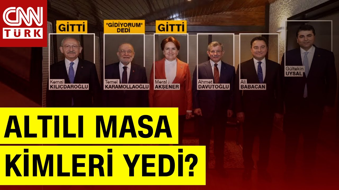 Kemal Bey, Meral Hanım, Temel Bey... Altılı Masanın Kazananı, Kaybedeni Kim Oldu? | CNN Türk Masası
