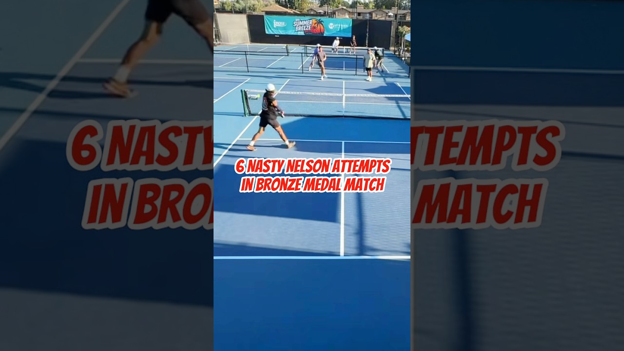 6 Nasty Nelson attempts in bronze medal match 😂