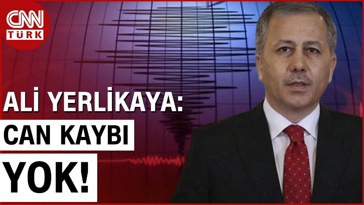 CNN TÜRK ÖZEL | Ali Yerlikaya Tokat Depremi Açıklaması: "Depremde Can Kaybı Olmadı!"